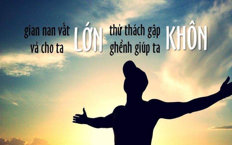 Sự cố gắng và thái độ sống tích cực
